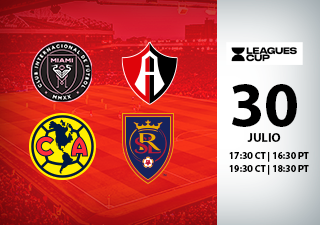Inter Miami CF vs Atlas | América vs Real Salt Lake