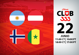 Argentina vs Austria | Noruega vs Senegal