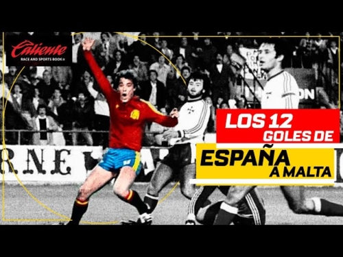 Los 12 goles de España a Malta