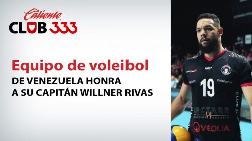 Equipo de voleibol de Venezuela honra a su capitán