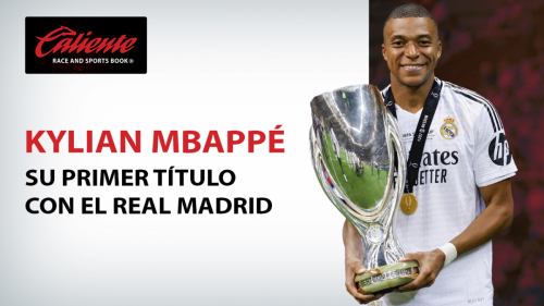 Kylian Mbappé y su primer título con el Real Madrid