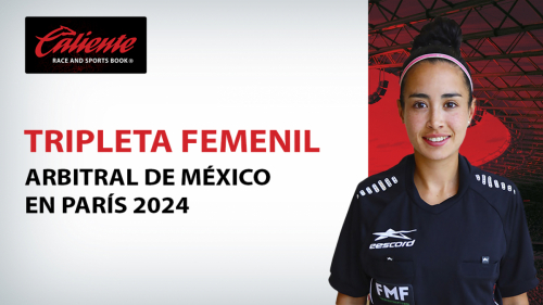 Tripleta Femenil arbitral de México en Paris 2024